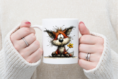 Whimsical Spring Funny Fox Clipart Product Image 4