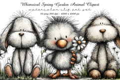Spring Garden Animal Clipart Product Image 1
