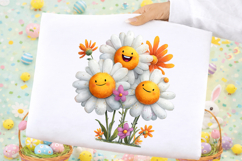 Whimsical Spring Garden Flower Clipart Product Image 2