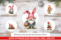 Garden Gnomes Easter Wind Spinner Product Image 1