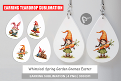Garden Gnomes Easter Earring Product Image 1