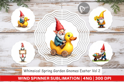 Garden Gnomes Easter Wind Spinner Product Image 1