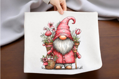 Whimsical Spring Gnome Clipart Product Image 2