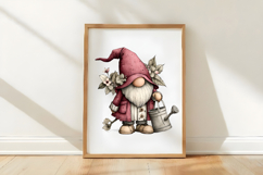 Whimsical Spring Gnome Clipart Product Image 3