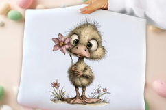 Whimsical Spring Goose Clipart Product Image 3