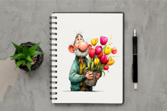Whimsical Spring Grandpa Clipart Product Image 2
