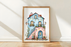 Whimsical Spring House Clipart Product Image 3