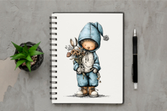 Whimsical Spring Kids Clipart Bundle Product Image 2