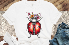Whimsical Spring Ladybug Clipart Product Image 3