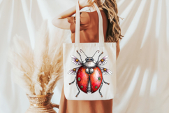 Whimsical Spring Ladybug Clipart Product Image 5