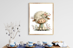 Whimsical Spring Lamb Clipart Product Image 3