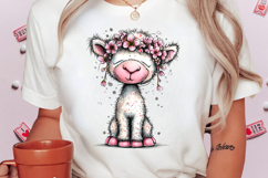 Whimsical Spring Lambs Clipart Product Image 2