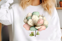 Whimsical Spring Petunia Flower clipart Product Image 2