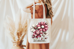 Whimsical Spring Pink Flower Clipart Product Image 5