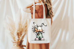 Whimsical Spring Playing Bunny Clipart Product Image 5