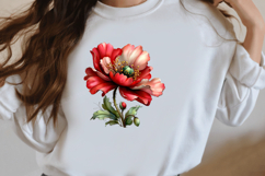 Whimsical Spring Poppy clipart Product Image 3