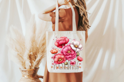 Whimsical Spring Poppy Flowers Clipart Product Image 5