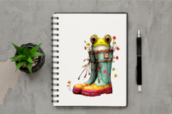 Whimsical Spring Rain Boot Clipart Product Image 2