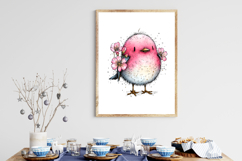 Whimsical Spring Robins Clipart Product Image 3