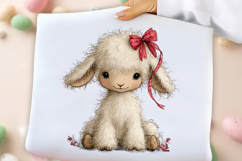 Whimsical Spring Sheep Clipart Product Image 3