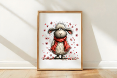 Whimsical Spring Sheep Clipart Product Image 3