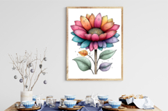 Whimsical Spring Sunflower Clipart Product Image 2