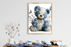 Whimsical Spring Teddy Bear Clipart Product Image 2