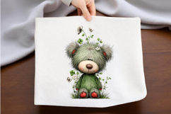 Whimsical Spring Teddy Bear Clipart Product Image 2