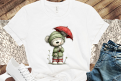 Whimsical Spring Teddy Bear Clipart Product Image 3