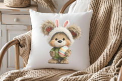 Whimsical Spring Teddy Bear Clipart Product Image 3