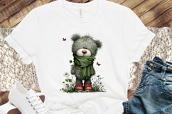 Whimsical Spring Teddy Bear Clipart Product Image 3