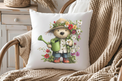 Whimsical Spring Teddy Bear Clipart Product Image 3
