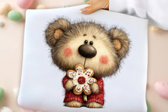 Whimsical Spring Teddy Bear Clipart Product Image 3
