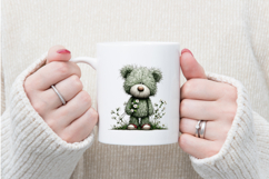 Whimsical Spring Teddy Bear Clipart Product Image 4