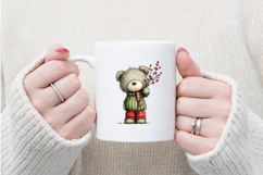 Whimsical Spring Teddy Bear Clipart Product Image 4