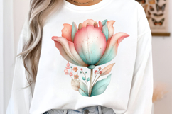 Whimsical Spring Tulip Clipart Product Image 3