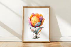 Whimsical Spring Tulip Clipart Product Image 3