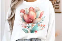 Whimsical Spring Tulip Clipart Product Image 3