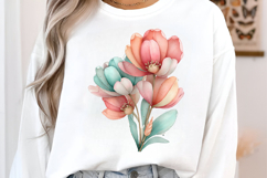 Whimsical Spring Tulip Clipart Product Image 3