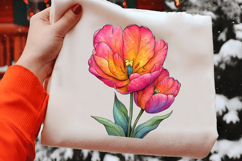 Whimsical Spring Tulip Flower Clipart Product Image 2