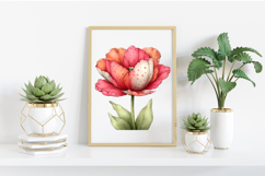 Whimsical Spring Tulip Flower Clipart PNG Product Image 2