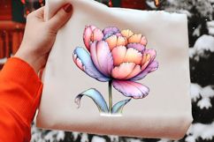 Whimsical Spring Tulip Flower Clipart Product Image 2