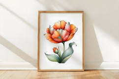 Whimsical Spring Tulip Flower Clipart Product Image 3