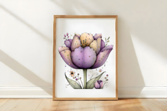 Whimsical Spring Tulip Flower Clipart Product Image 3