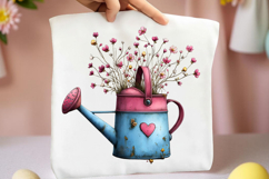 Whimsical Spring Water Can Clipart Product Image 2