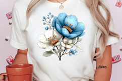 Whimsical Spring Wildflower Clipart Product Image 2