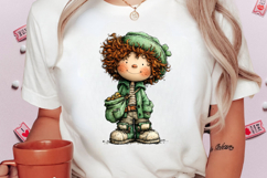 Whimsical St. Patrick’s Day Boy Clipart Product Image 2