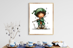 Whimsical St. Patrick’s Day Boy Clipart Product Image 3