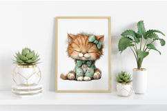 Whimsical St Patrick's Day Girl Clipart Product Image 2