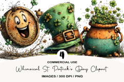Whimsical St. Patrick’s Day Clipart Product Image 1